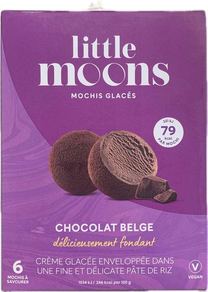 LITTLE MOONS Mochi Glacé Chocolat Belge 192GR