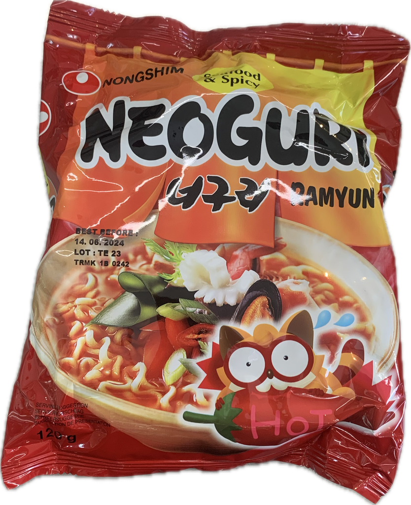 NONGSHIM Nouilles Inst. Neoguri Fruits De Mer Epicées 120GR