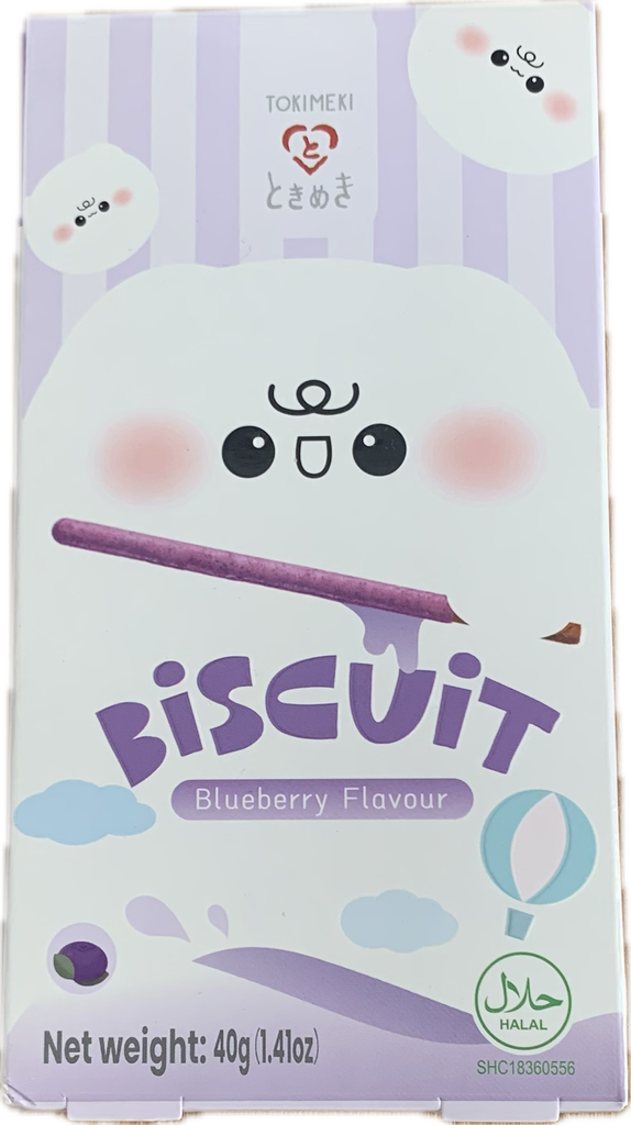 TOKIMEKI Biscuit Stick Myrtille 40GR