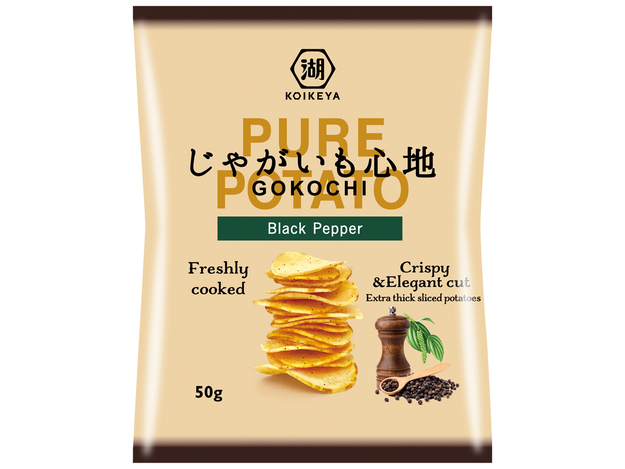 KOIKEYA Chips Gokochi (Goût Poivre Noir) 50GR