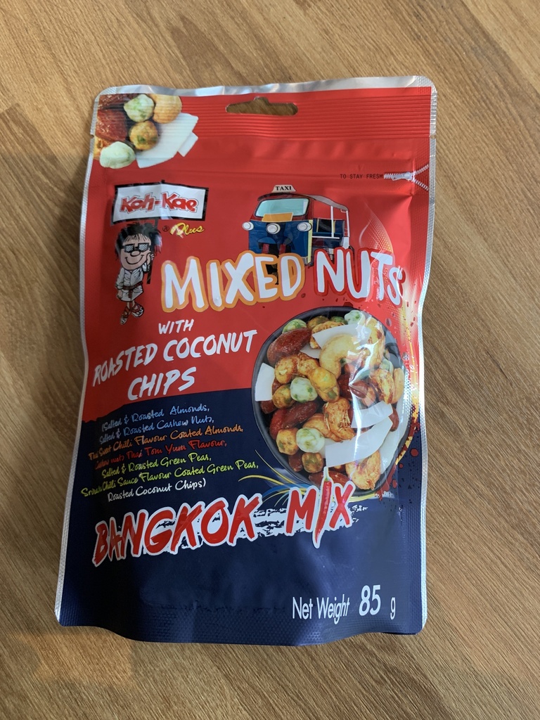 KOH-KAE Mix De Noix Avec Chips De Noix De Coco Grillée 85GR