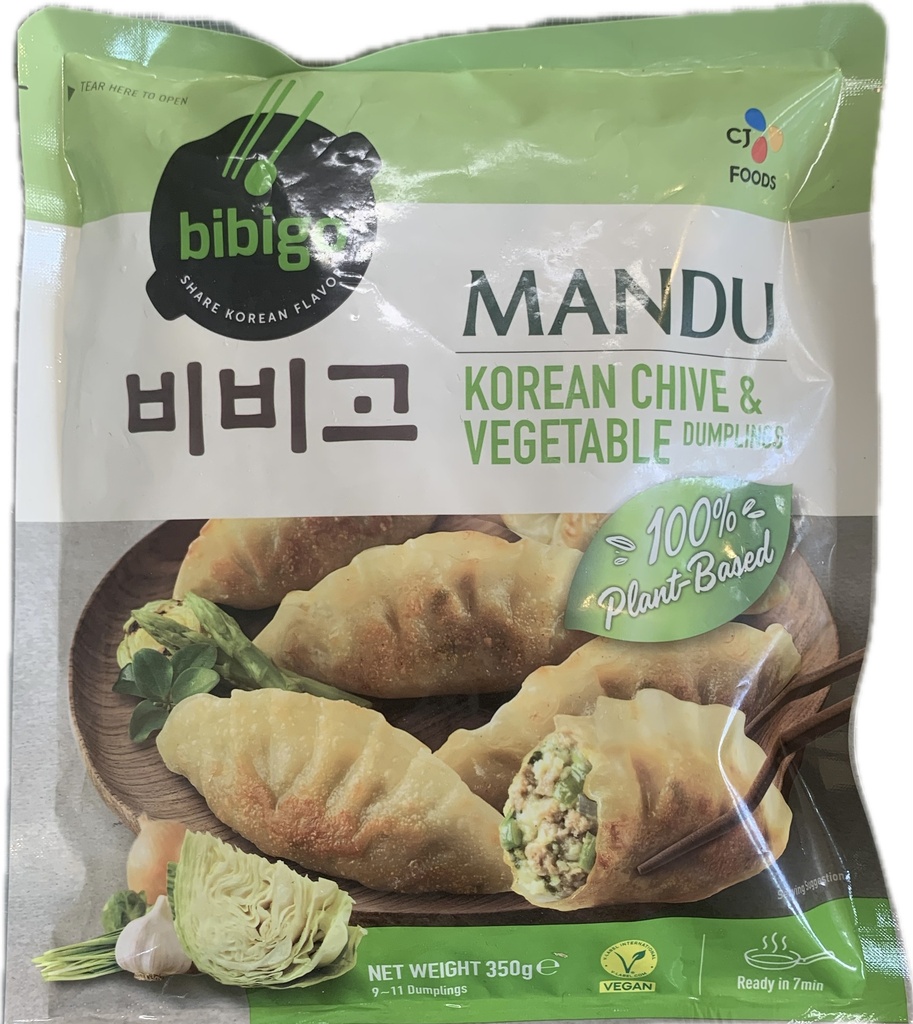 BIBIGO Dumpling Végétal Ciboulette Et Légumes 350GR 8801392002809 