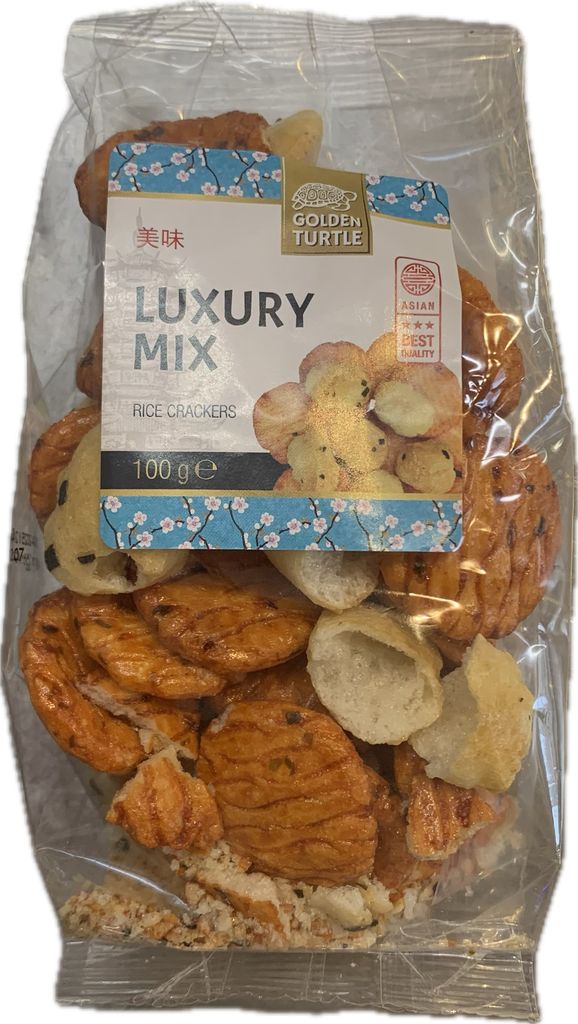 GOLDEN TURTLE Mix De Crackers De Riz De Luxe 100GR