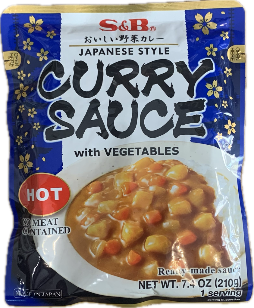 S&B Sauce Curry Aux Legumes (Extra Piquante) 205ML