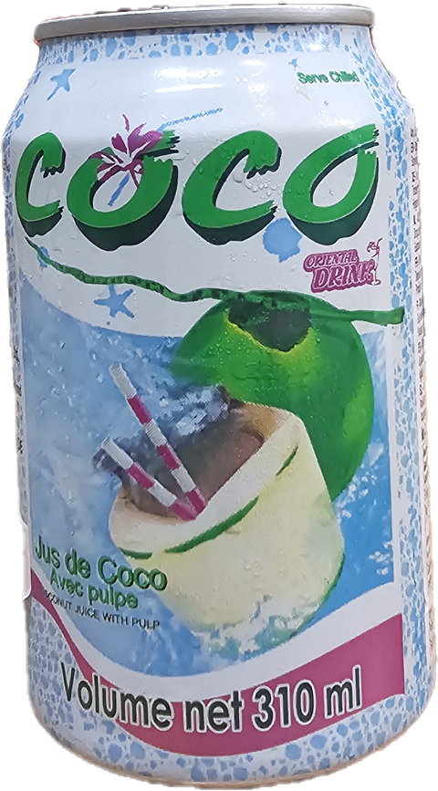 COCO ORIENTAL Boisson De Coco Avec Pulpe 310ML 