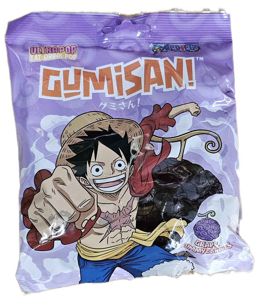 ULTRA POP Bonbon Gélatine Raisin One Piece 180GR