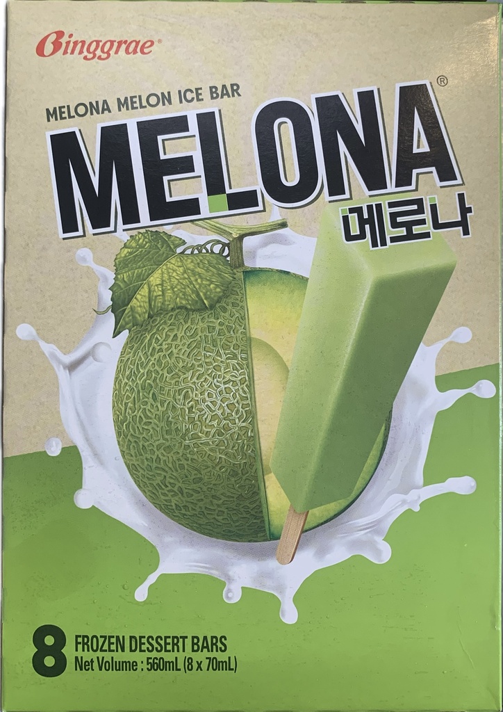 BINGGRAE Glace Melona Au Melon 560ML