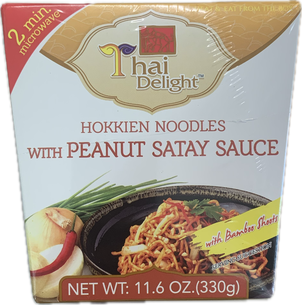 THAI DELIGHT Nouilles Hokkien Sauce Saté 330GR