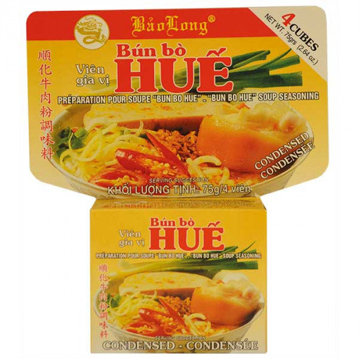 BAO LONG Cube De Bouillon Bun Bo Hue 75GR