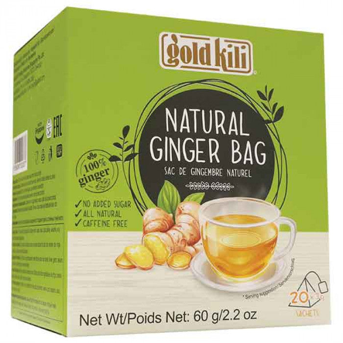 GOLD KILI Thé Au Gingembre Naturel 60GR