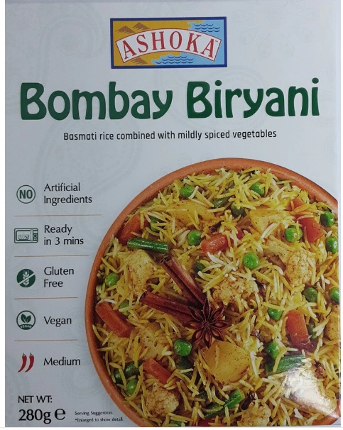 ASHOKA Biryani Bombay Instantané 280 GR