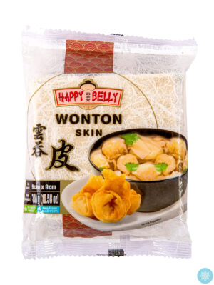 HAPPY BELLY Pâte Wonton 9CM 300GR