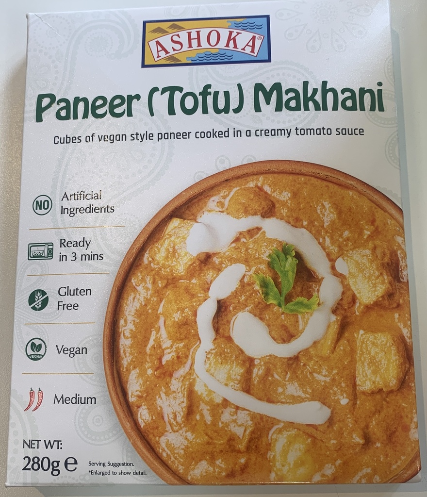 ASHOKA Panir Makhani Instantanée (Tofu) 280GR