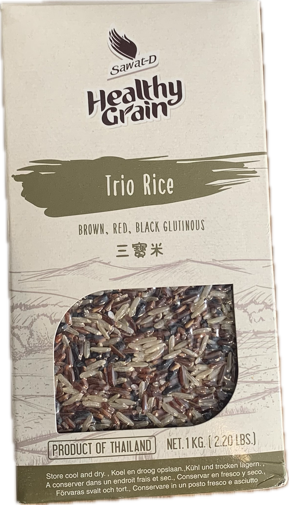 SAWAT-D Mélange de Riz Noir/Brun/Rouge 1KG