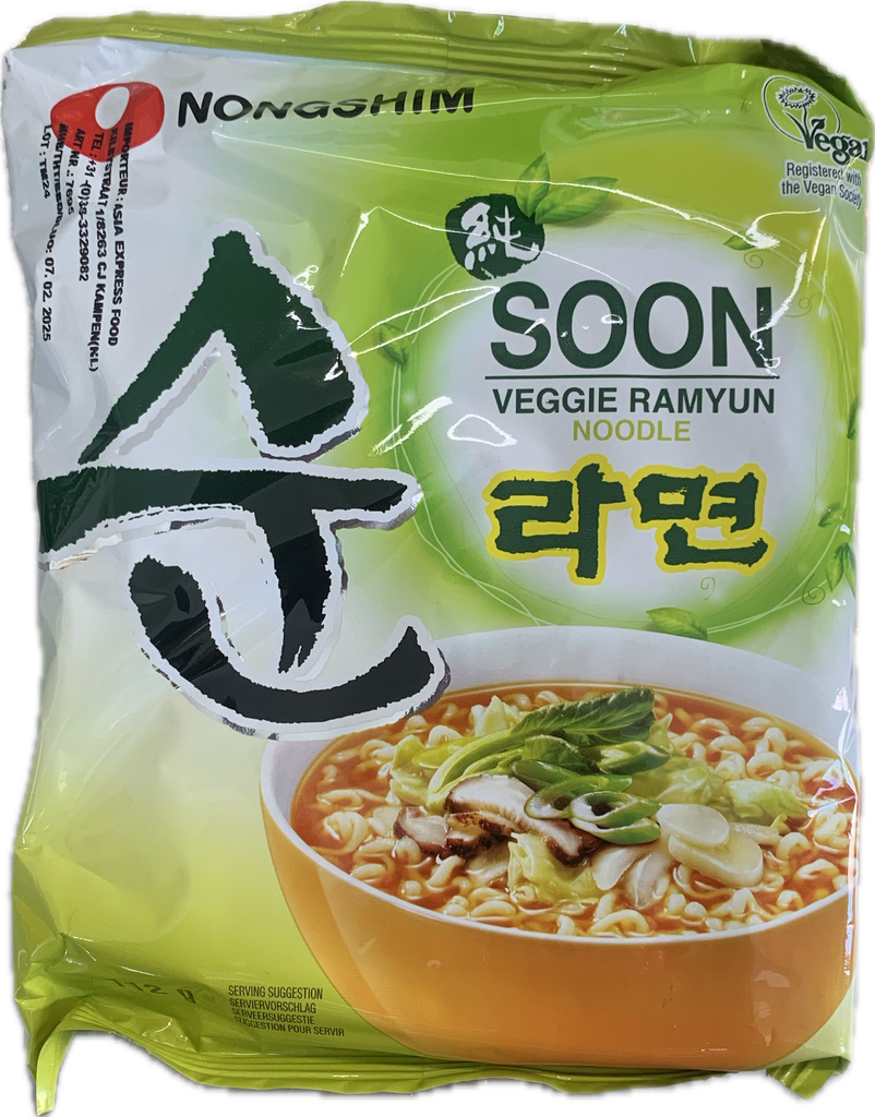 NONGSHIM Nouilles Inst. Soon Légumes 112GR