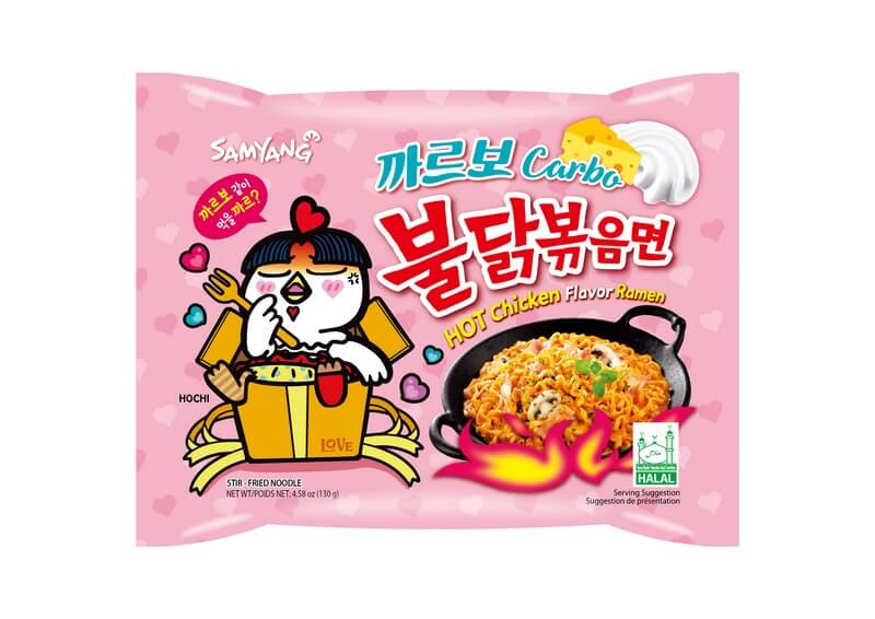 SAMYANG Nouilles Inst. Hot Poulet Carbonara 130GR