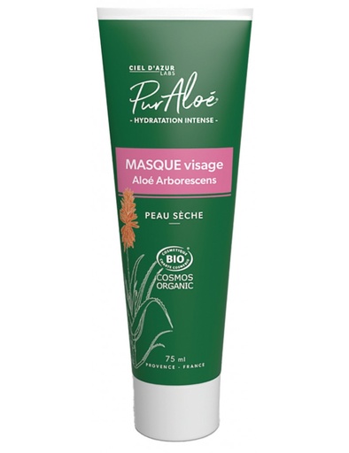 [PAMVAA] URTEKRAM Masque Visage Peau Sèche Aloe Arborescens 75ML