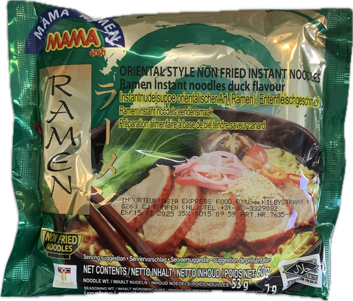 [7635-90] MAMA Nouilles Instantanées Ramen Canard 60GR