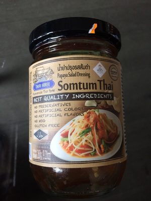 [5487-7] THAI AREE Sauce Salade de Papaye Somtum 260GR