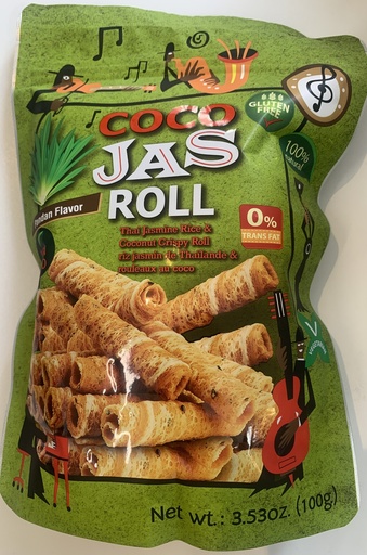 [609] COCO RIZ - COCO JAS Rouleaux Au Pandan 100GR