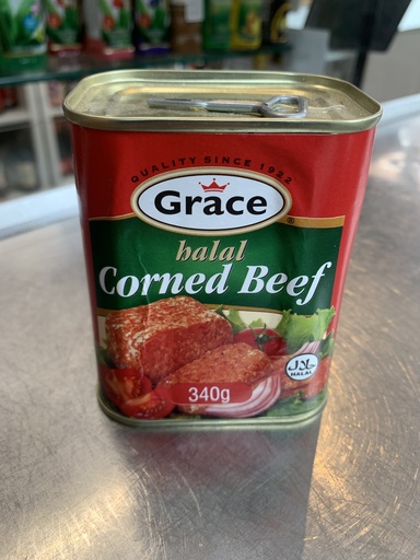 [6234-3] GRACE Corned Beef ( Halal ) 340GR