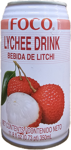 [4058] FOCO Boisson Au Lychee 350ML 