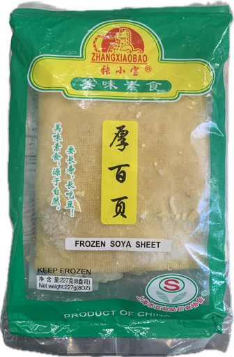 ZHANGXIAOBAO Feuilles De Tofu Congelés 227GR