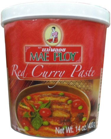[16952] MAE PLOY Pâte De Curry Rouge 400GR