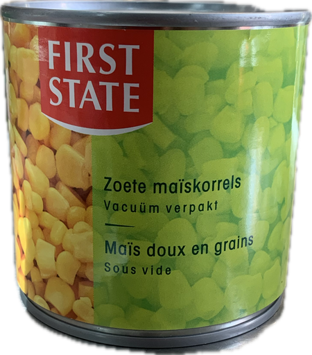 FIRST STATE Mais En Conserve 340GR