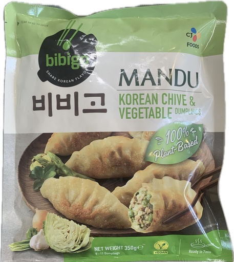 [DV1756] BIBIGO Dumpling Végétal Ciboulette Et Légumes 350GR 8801392002809 