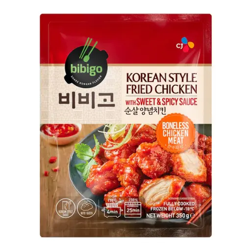 [DV1747 9512 DV1747-02] BIBIGO Poulet Coréen Frit Doux/Épicé 350GR