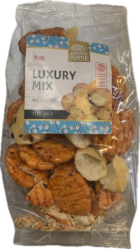 [4566] GOLDEN TURTLE Mix De Crackers De Riz De Luxe 100GR